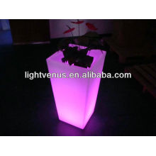 led lighted planter pots Decorative multi color changing LED garden pot